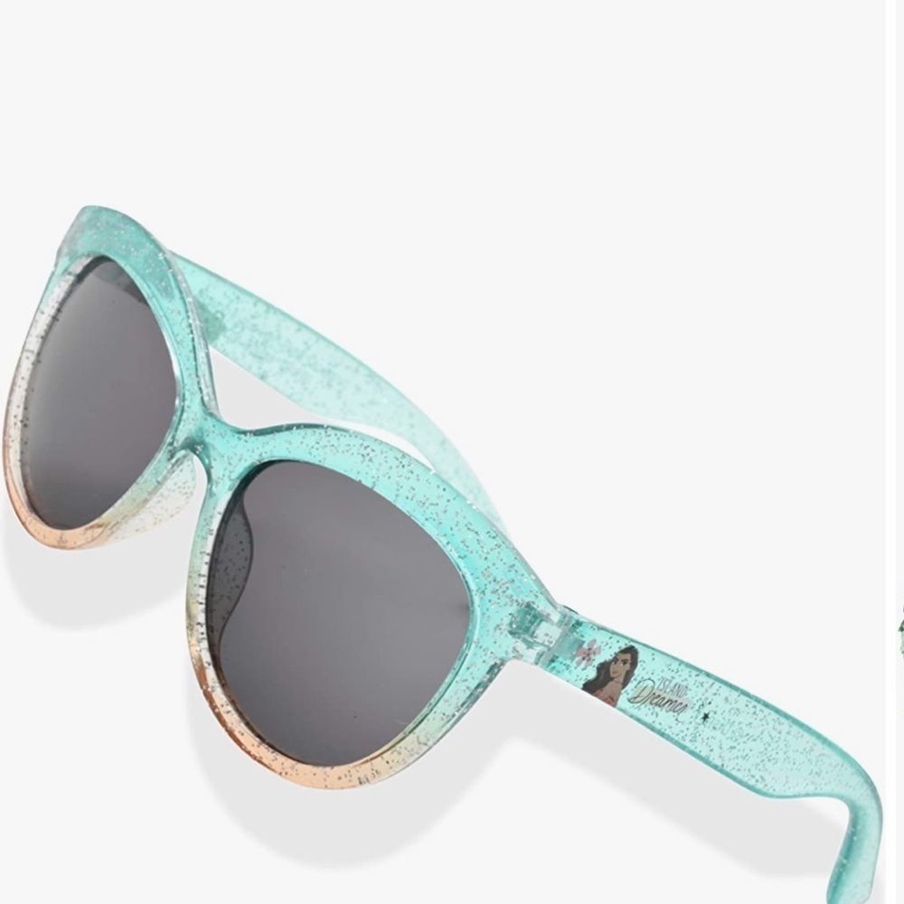 NWT Disney Princess Glitter Sunglasses & Case - Picture 3 of 7